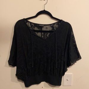 Express burnout floral top